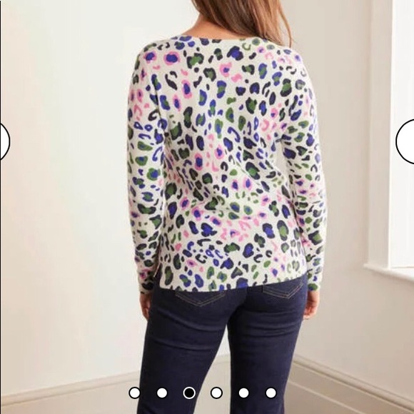 NWT Boden Cashmere V-Neck Sweater, size S - Picture 3 of 10